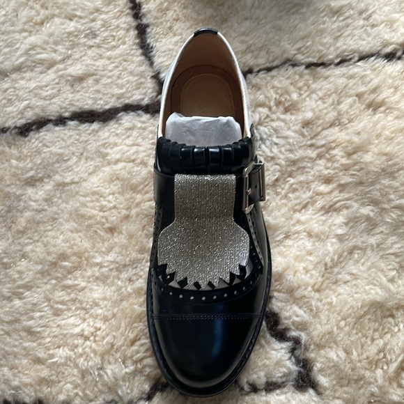 Office of Angela Scott Mr. Oliver black and white loafer - Picture 3 of 5